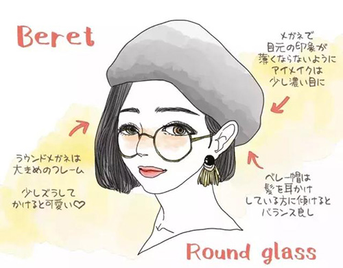 接地氣的小仙女一定要看看！冬天佩戴上帽子和眼鏡